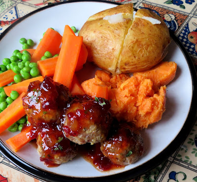 Cranberry & Apple Turkey Meatballs