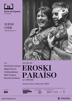 Cartel de la obra de teatro Eroski Paraíso
