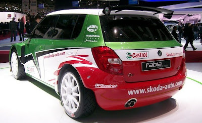 Color Car Skoda Fabia s2000