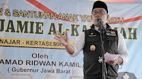 Gubernur Ridwan Kamil Resmikan Masjid Jami Al-Karomah Indramayu