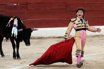 Kid Bullfighter in Mexico Seen On coolpicturesgallery.blogspot.com Or www.CoolPictureGallery.com