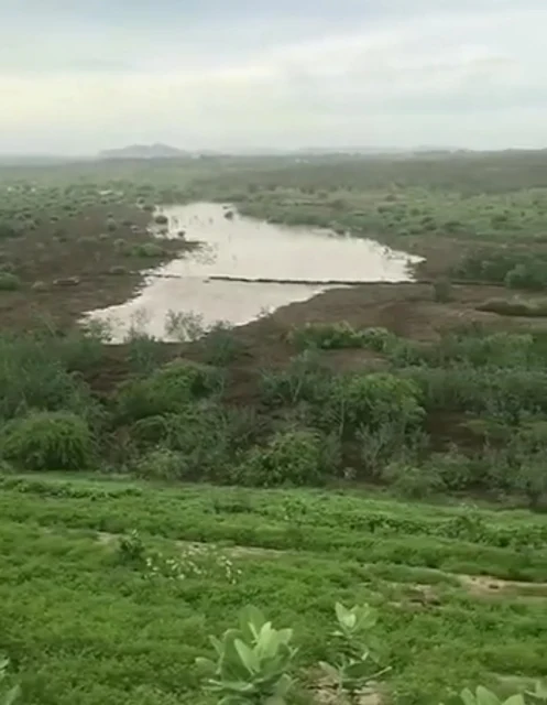 Tangará: açude Trairi já tem 3 milhões de metros cúbicos de água acumulada