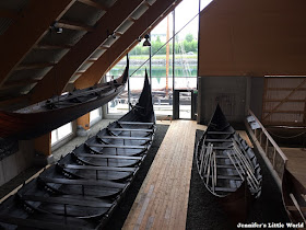 Viking ships at the Sunnmore Museum