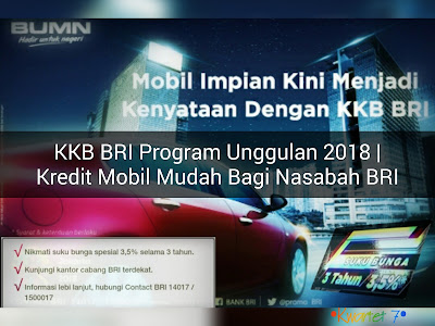 BRI Mudahkan Nasabah Miliki Mobil Impian Sekarang Juga