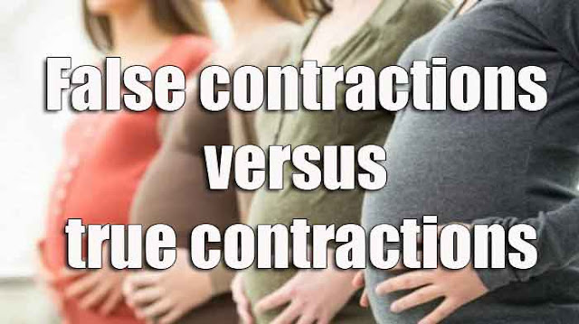 False contractions versus true contractions