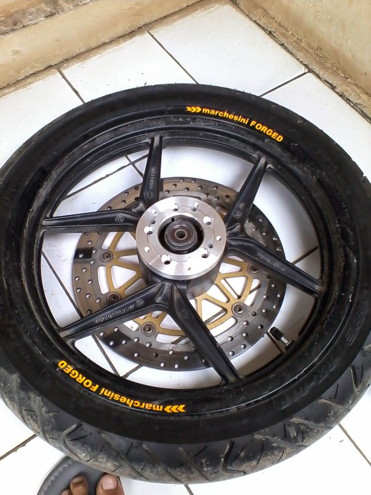 Gendon Bikin Velg Depan Double Diest