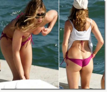 Jennifer Aniston on Jennifer Aniston En Bikini Un Boccato Di Cardinale