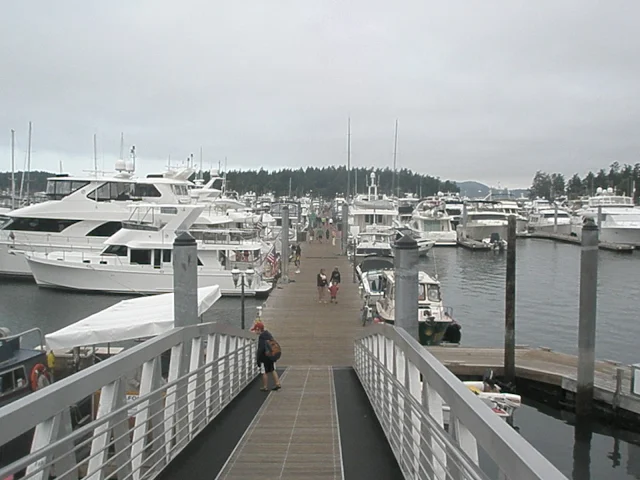 Roche Harbor main concourse San Juan Islands