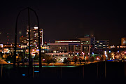 . out on the balcony and got to take these shots of the night skyline.