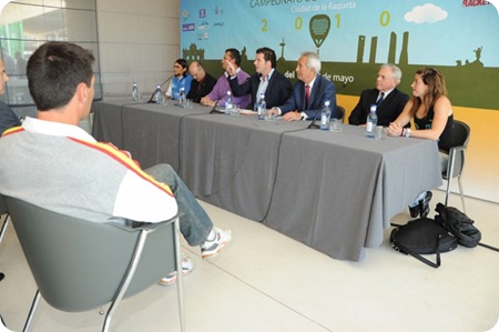 Presentacion Campeonato de España de Padel Ciudad Raqueta Madrid 2010