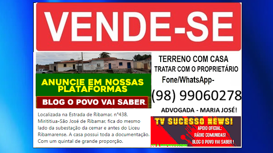 VENDE-SE UM TERRENO COM CASA-