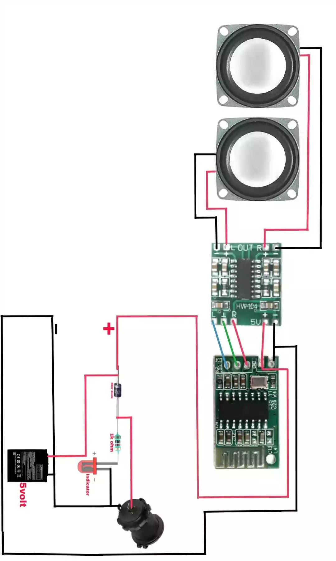 How to make mini amplifier