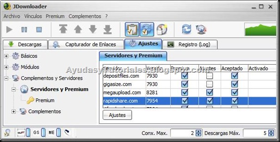 JD - Ajustes Premium