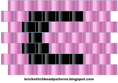 Free Brick Stitch Alphabet 1 Bead Pattern C Download