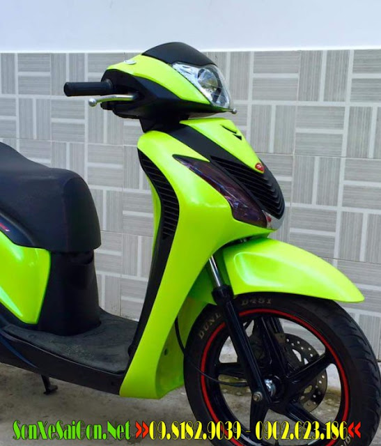 Honda Sh 150i màu vàng chanh cực đẹp