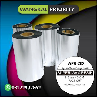 Ribbon Printer Barcode Wax Resin