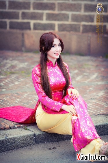 Xinh tươi áo dài Việt Nam