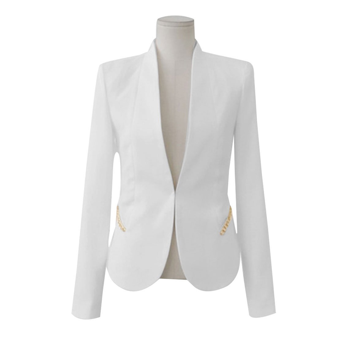 ladies white blazer jacket