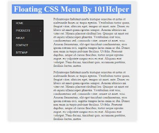 Menu CSS / Javascript dọc cho Blogger