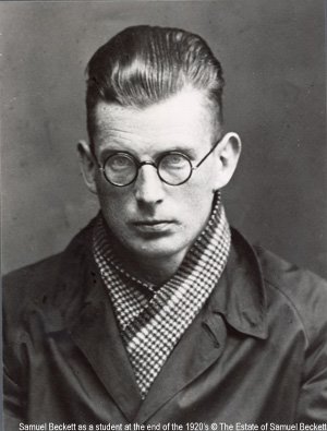 Photograph of a young Samuel Beckett.