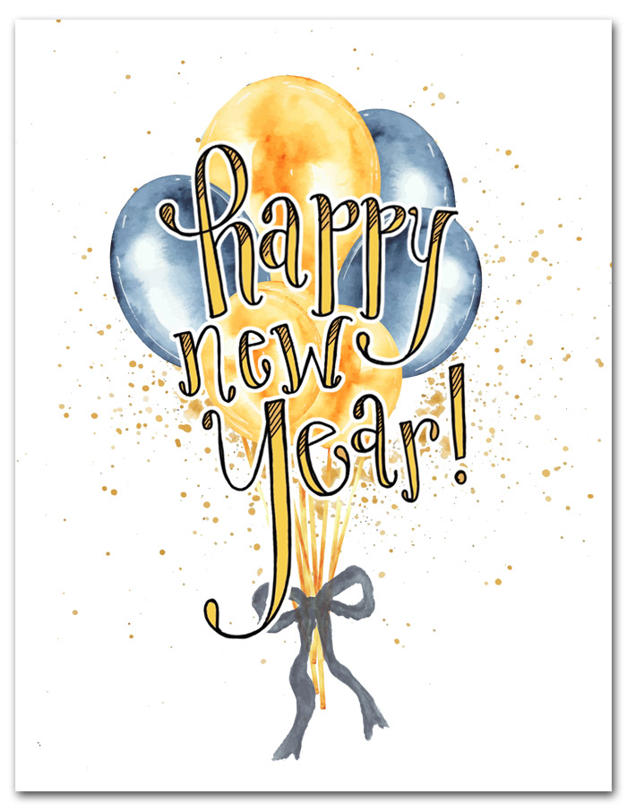 New Year's Printable