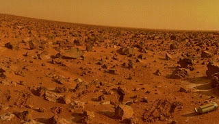 Imagen Planeta Marte Crater