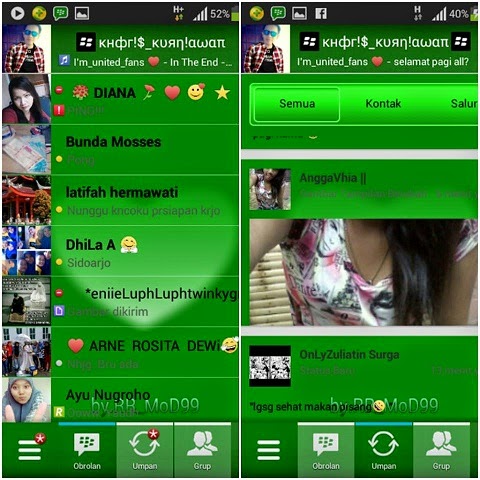 BBM LOVE GREEN v2.5.0.32