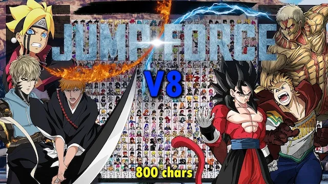 jump force mugen 300 characters