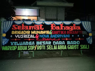 Selamat Bahagia Brigadir Munawir & Sartika Raisafti