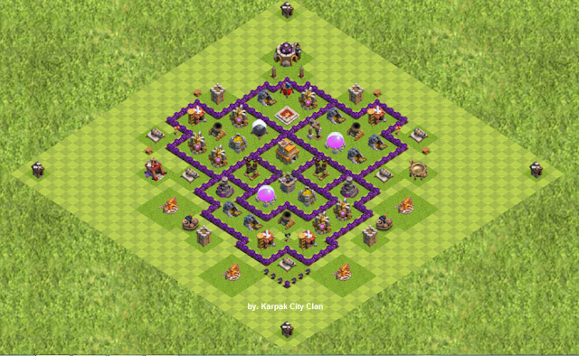 Formasi Base TH 7 Terkuat Clash Of Clans (COC)