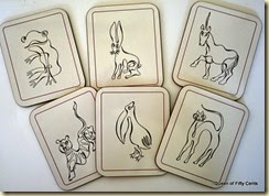 Bestiary Coasters