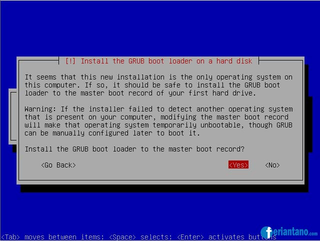 Cara Install Debian 5 Lenny Berbasis Text (CLI) Lengkap Dengan Gambar - Feriantano.com