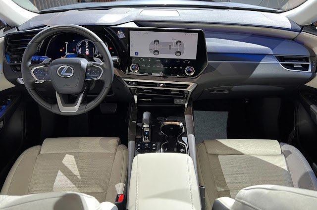 Nội thất của xe Lexus RX350, RX500h Đời 2023 Ra Mắt Giá Bao Nhiêu