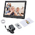 Digital Photo Frame 10.1 Inch Picture Frame Full Tn Display Background Music Support 64gb Remote Control