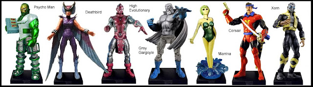 <b>Wave 3</b>: Psycho-man, Deathbird, High Evolutionary, Grey Gargoyle, Marrina, Corsair and Xorn