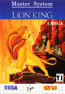 Capa brasileira de Lion King para Master System