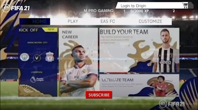 Download FIFA 21  for Android (Apk+Obb+Data) Latest Update