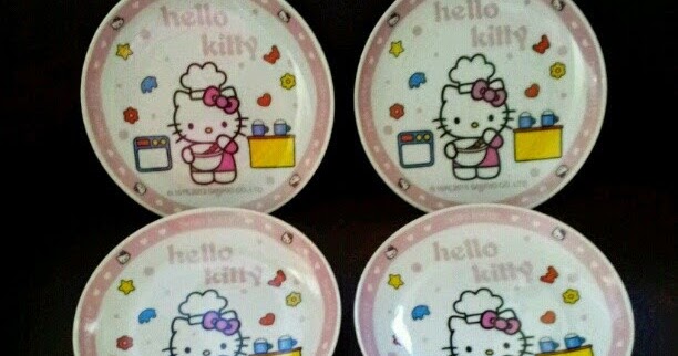  Piring  Hello  Kitty  Murah Grosir Ecer Untuk Kue Isi 4 Kitchen