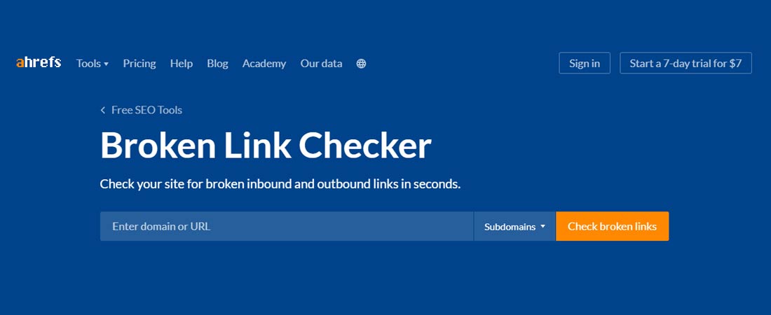 Broken Link Checker