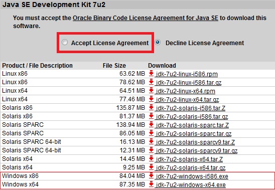 JDK 7 download