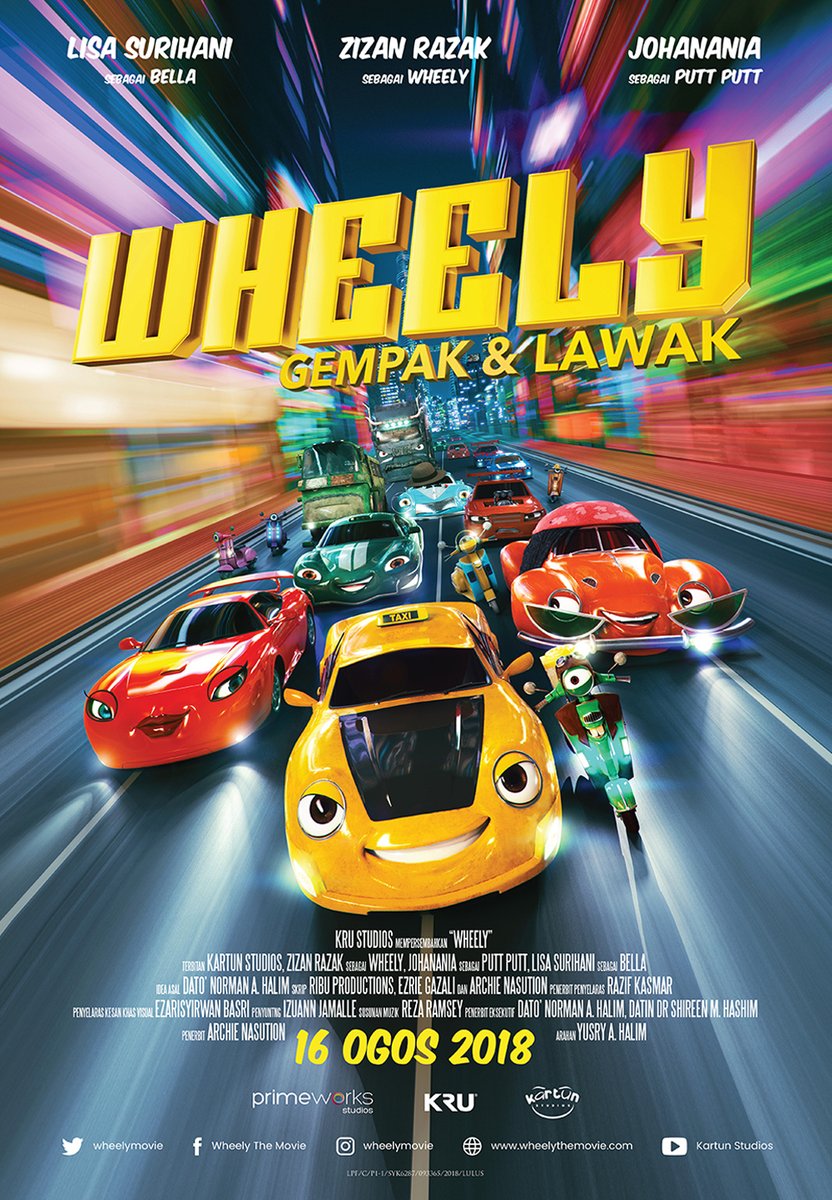 Filem Wheely, Fast & Hilarious! terbitan Kartun Studios 