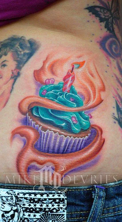 tatuajes de cupcakes