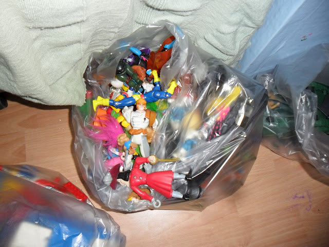 Various Ninja Turtles, X-Men, Biker Mice, Buck O'Hare and many other action figures