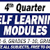 Quarter 4 Self-Learning Modules (SLMs) FREE TO DOWNLOAD