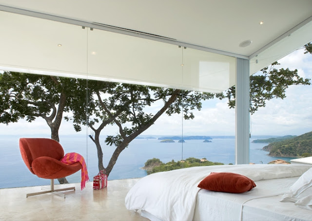 Photo of incredible ocean view from the bedroom