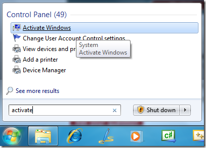 activate