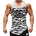 EVERWORTH Men Muscle Fitness Gym Stringer Tank Tops Bodybuilding Workout Sleeveless Shirts 