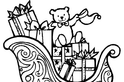 santa on sleigh coloring page Hudyarchuleta: printable santa sleigh
coloring pages for kids