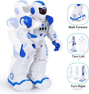 Robots Toys SGILE Robot Toy, RC Gesture Sensing Programmable Intelligent Robot with Infrared Controller for Kids