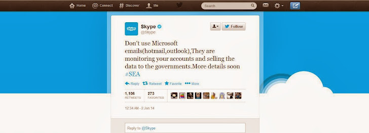 Skype's Official Twitter, Facebook and Blog Hacked by Syrian Electronic Army